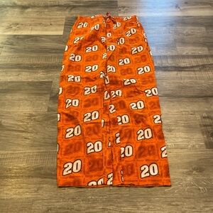 Orange Tony Stewart racing pajamas